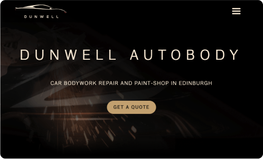 Layout of the new re-designed website