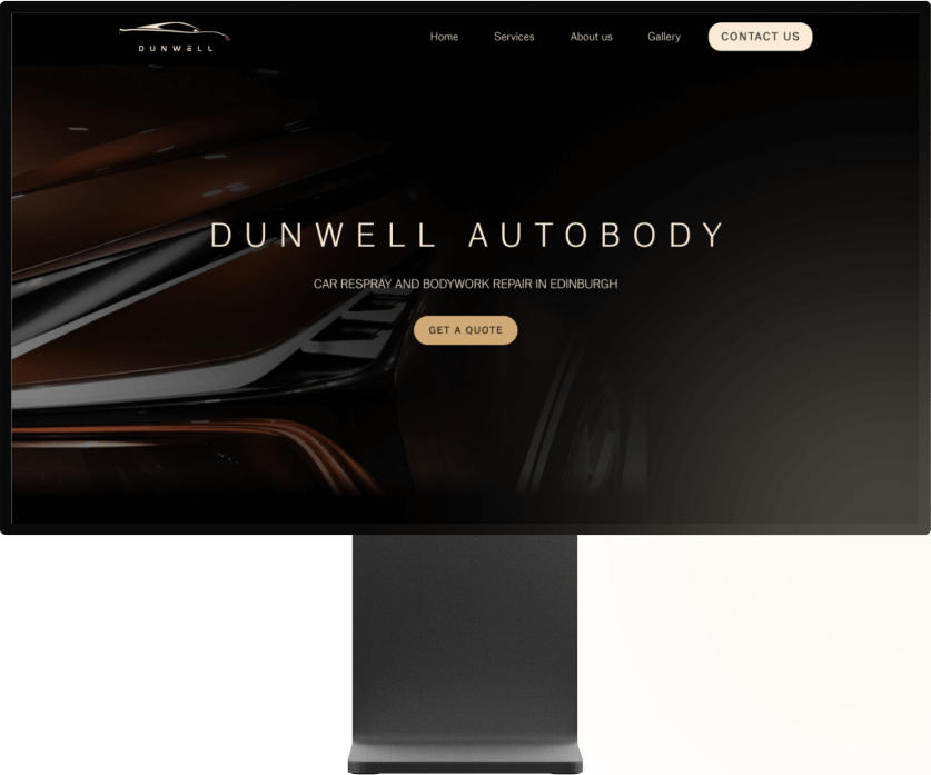 Desktop and mobile prototype screens